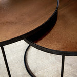 nesting coffee table set by ethnicraft at adorn.house