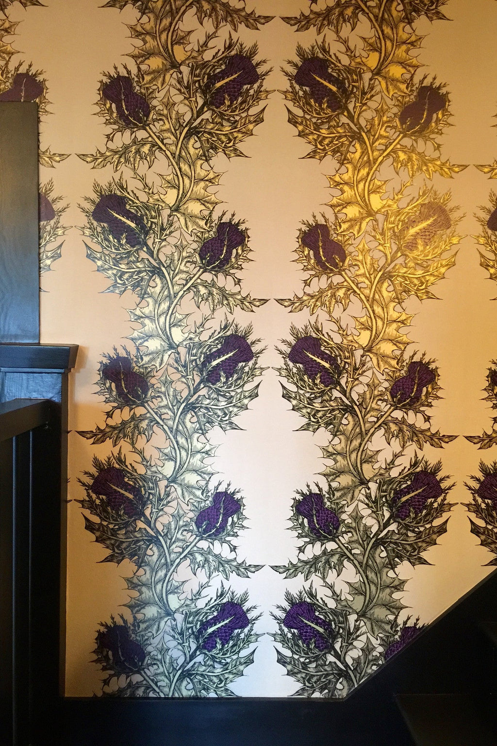 grand thistle hand print  wallpaper by timorous beasties on adorn.house