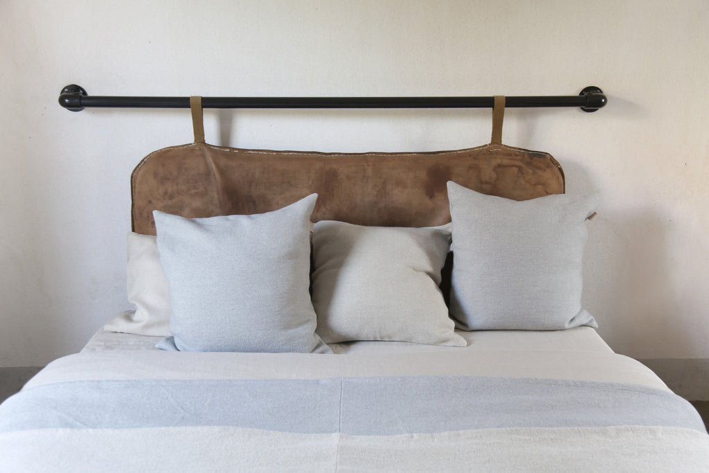 shetland pillow covers linen wool coverlet by libeco on adorn.house