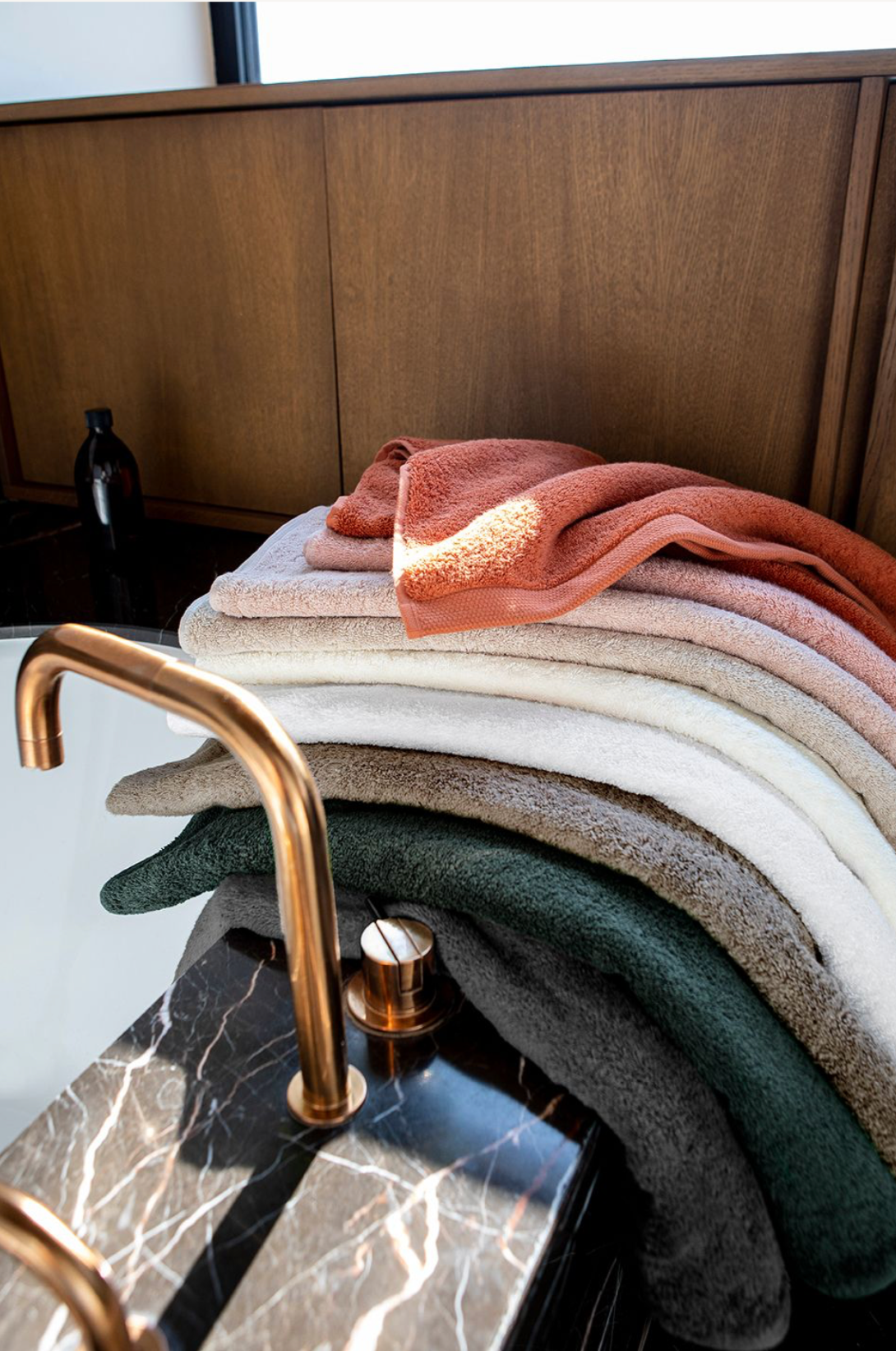 essentiel bath linen collection by alexandre turpault on adorn.house