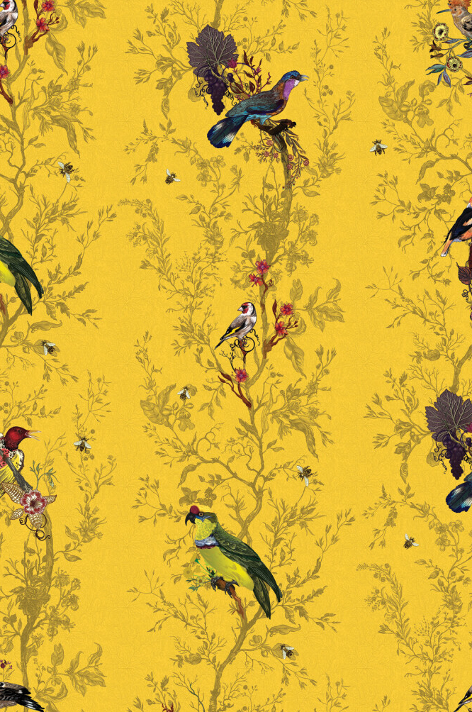 birds n bees wallpaper