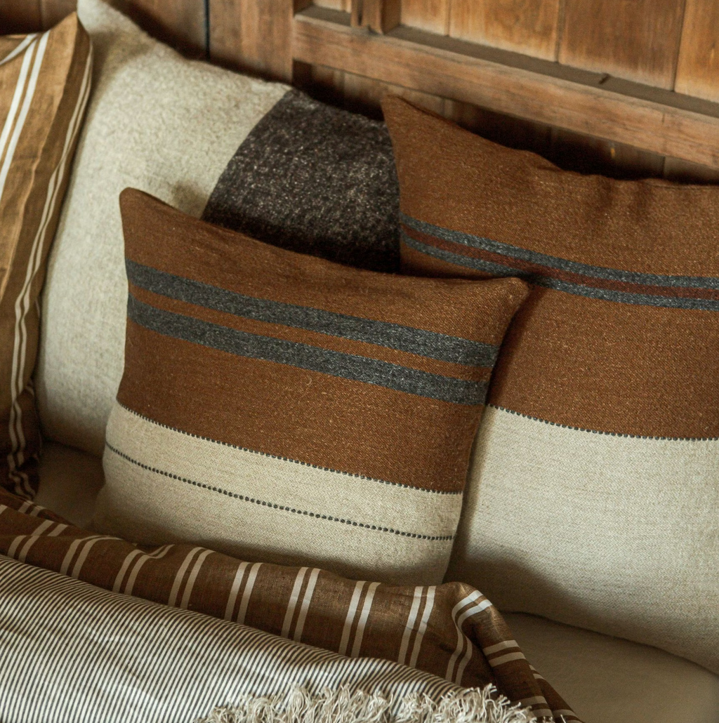 highland stripe pillow cover