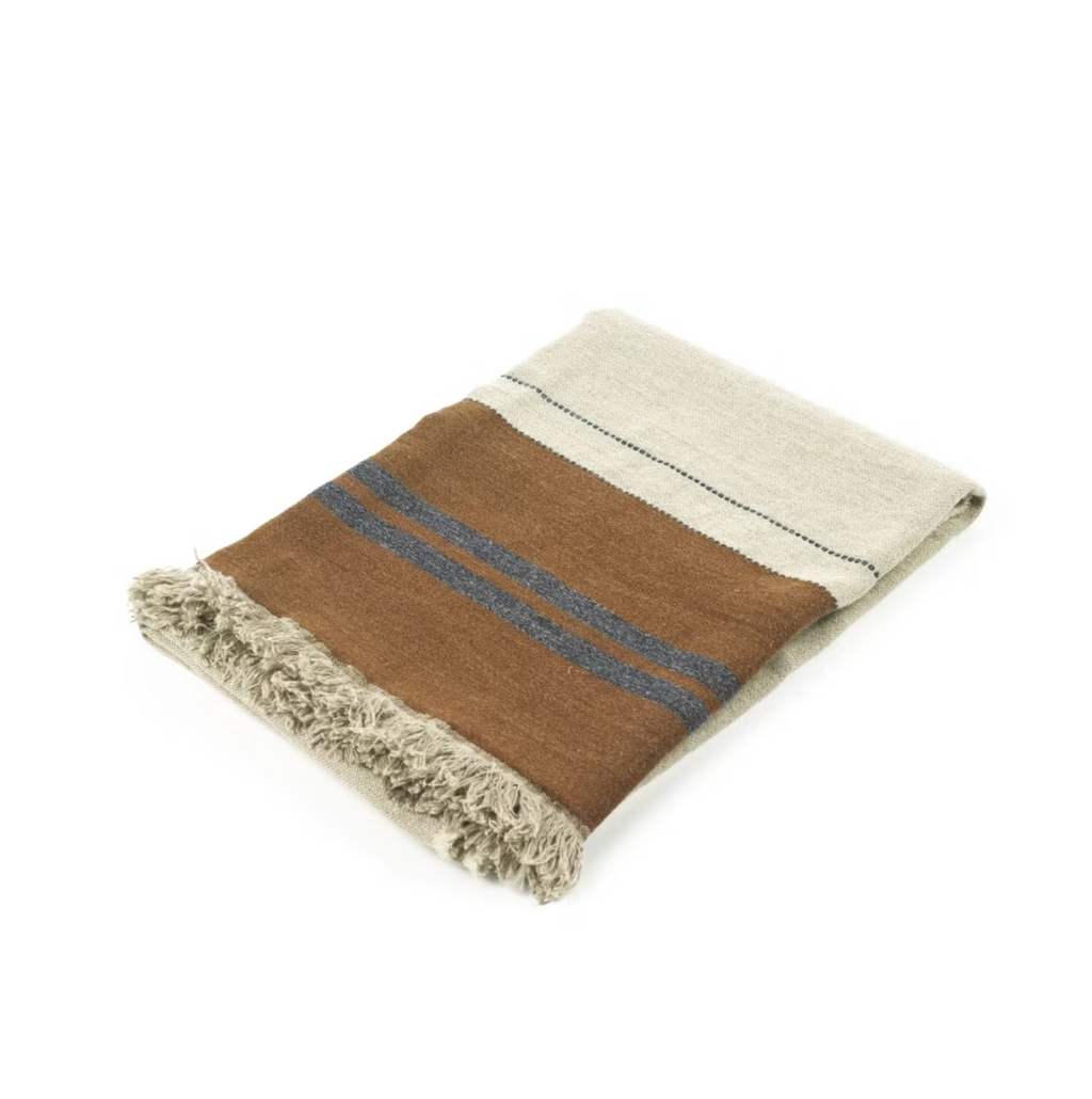 highland stripe throw
