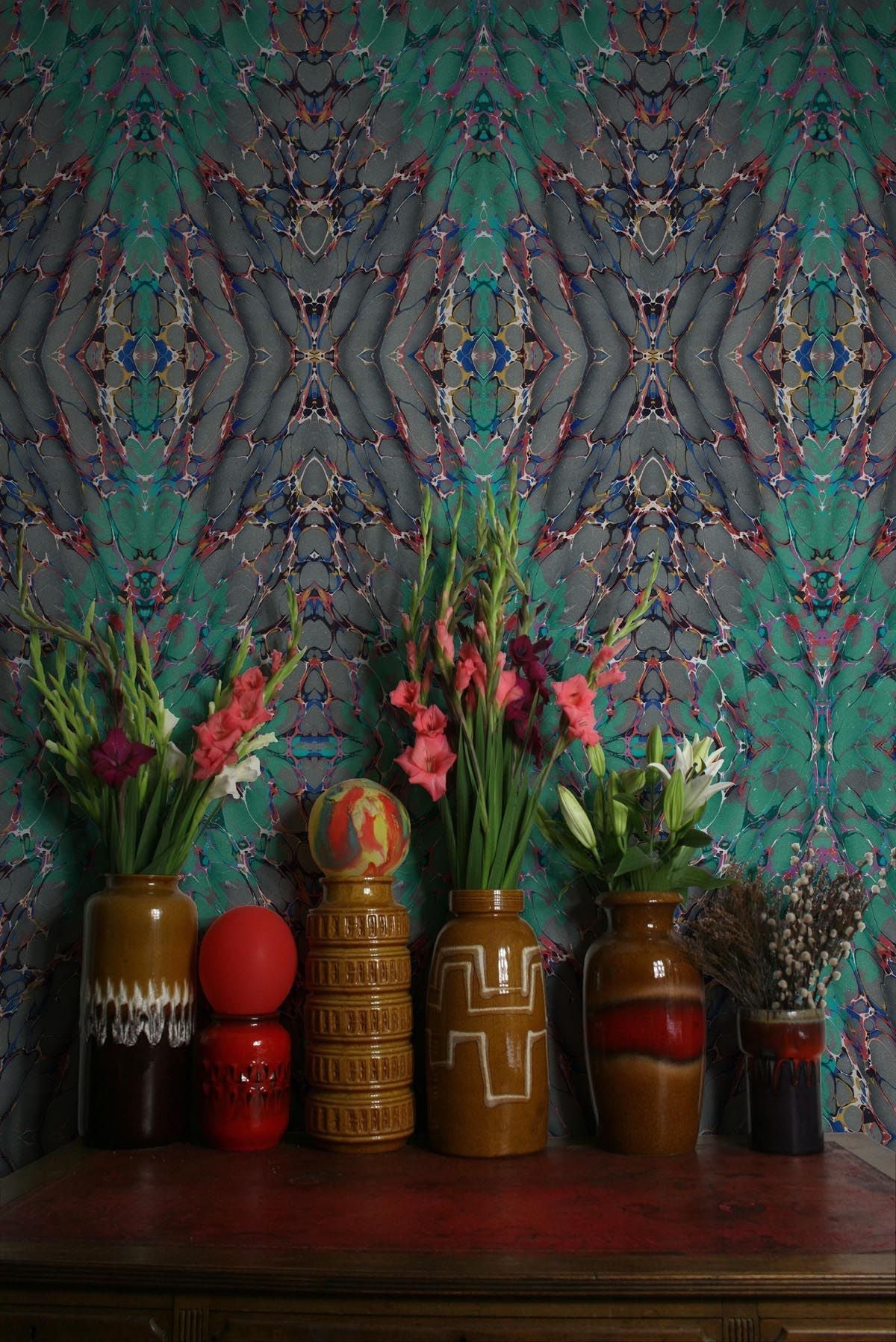 ex libris wallpaper by timorous beasties on adorn.house