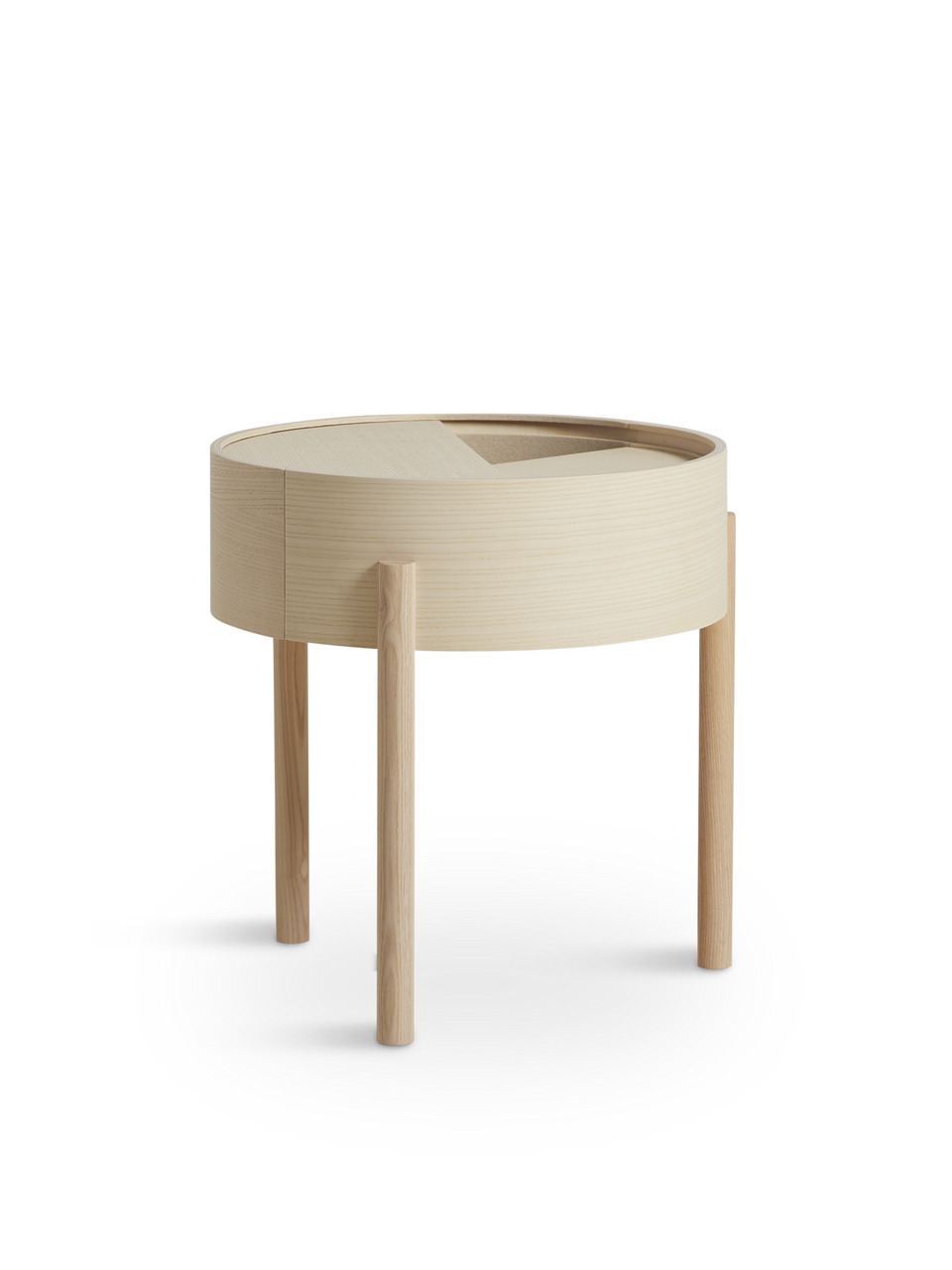 arc side table (42 cm) - oiled oak