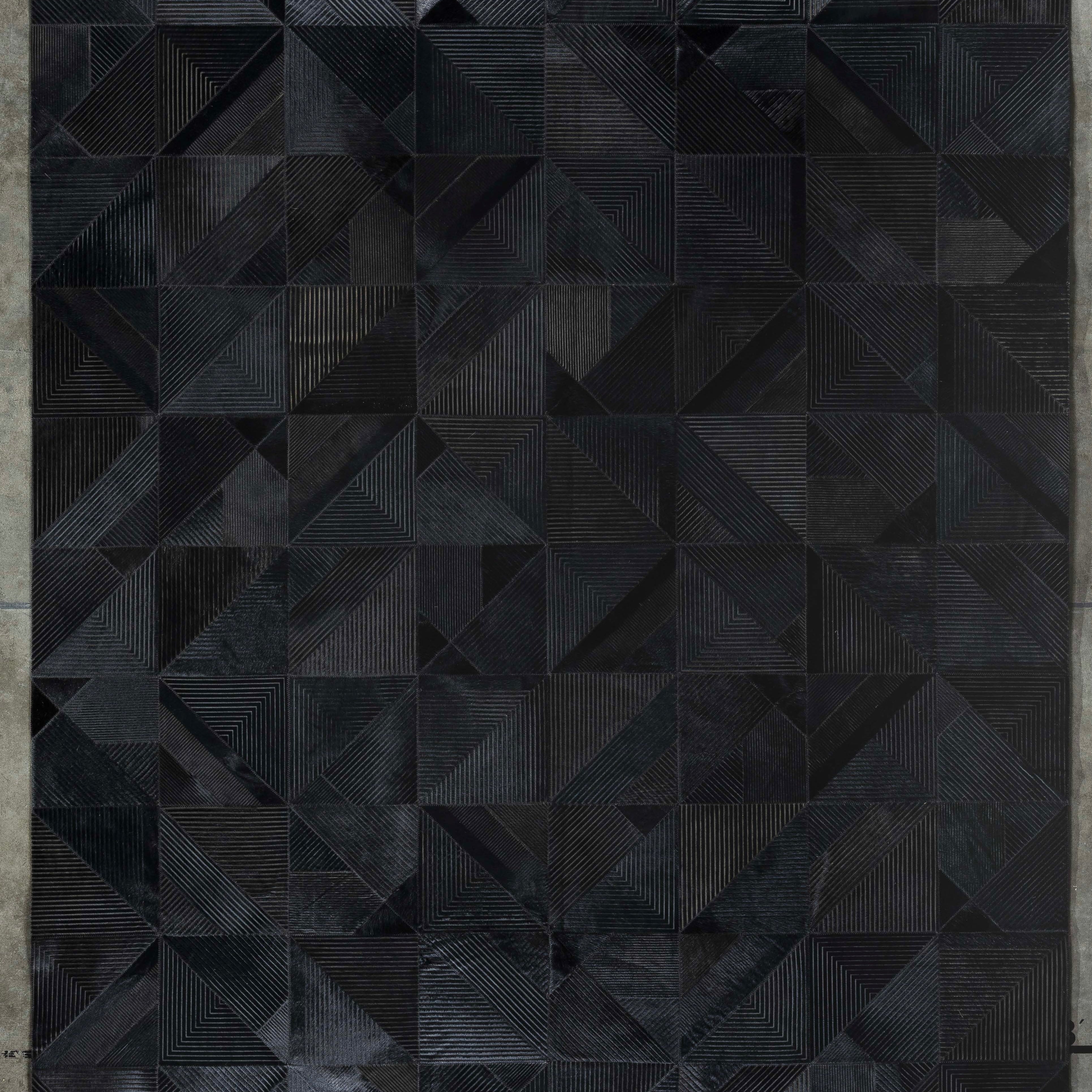 dark geometry rug collection on adorn.house