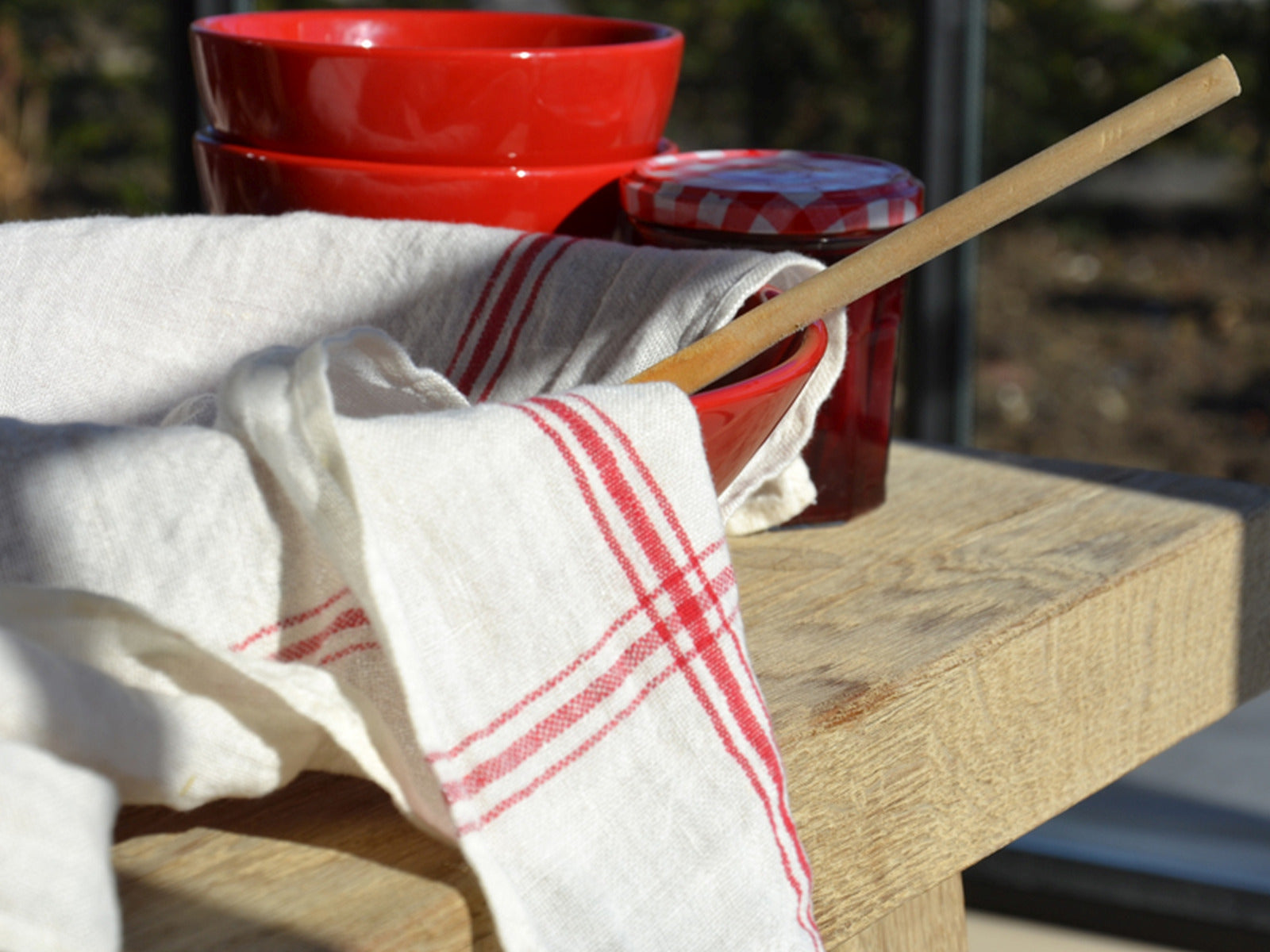 confiture tea towel belgian linen by libeco on adorn.house