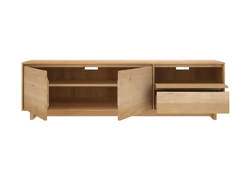 wave TV cupboard oak by ehtnicraft on adorn.house