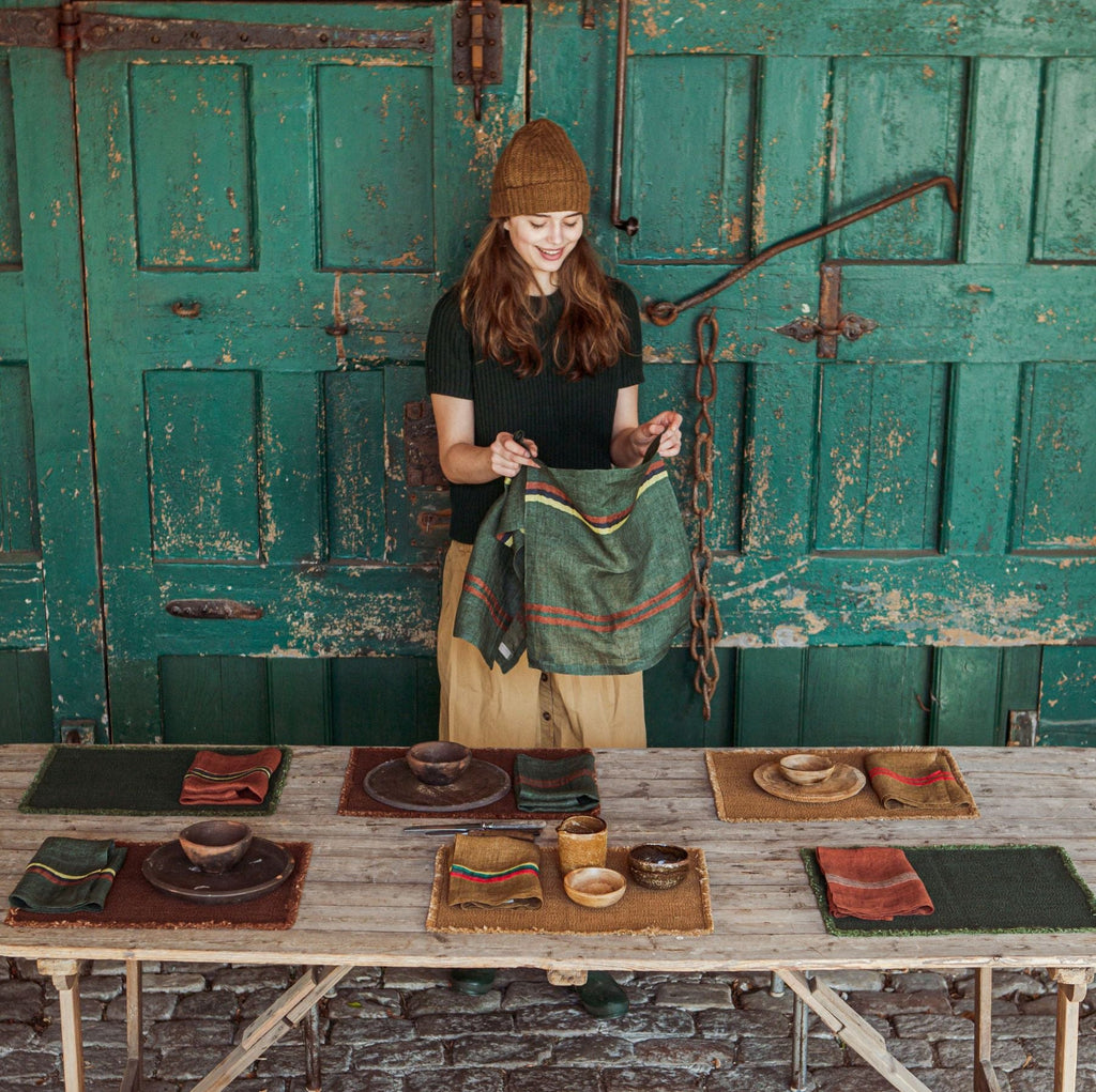 banff napkin by Libeco at adorn.house