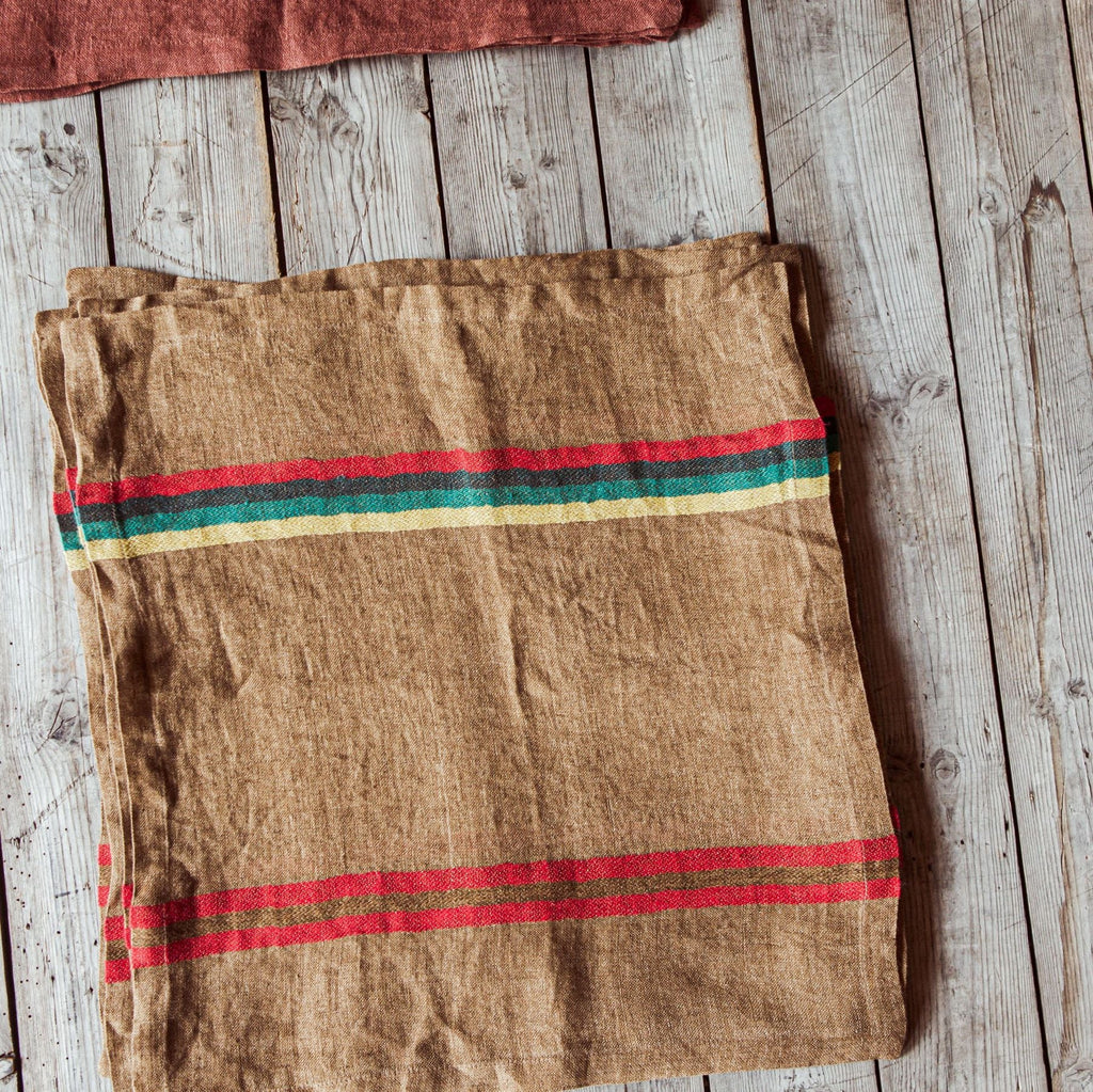 yukon napkin belgian linen by Libeco at adorn.house