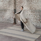 brimfield stripe rug belgian linen by libeco on adorn.house