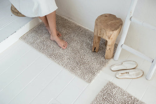 calistoga bath rug by Libeco at adorn.house 