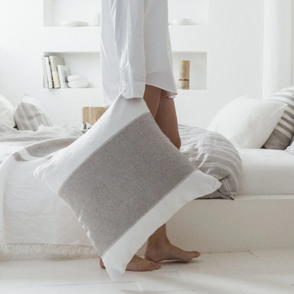 charlotte linen pillow cover case and sham by libeco on adorn.house