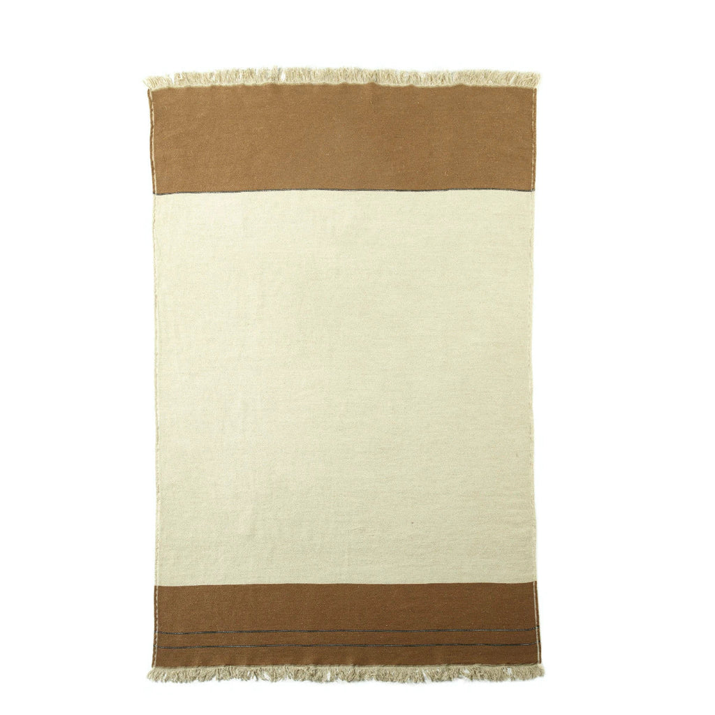 gus throw blanket linen wool by libeco on adorn.house