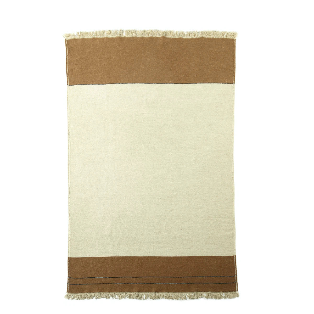 gus throw blanket linen wool by libeco on adorn.house