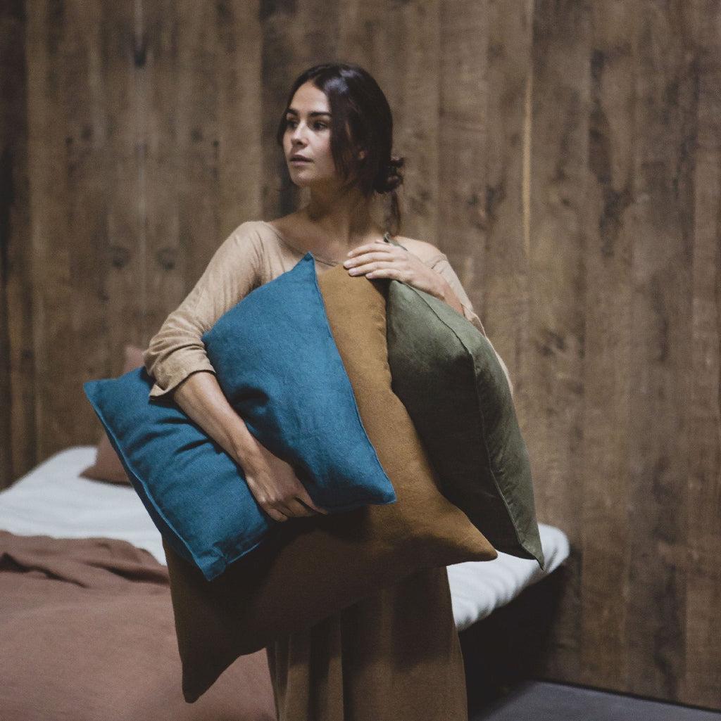 hudson linen pillow cover linen pillow case & sham by libeco on adorn.house