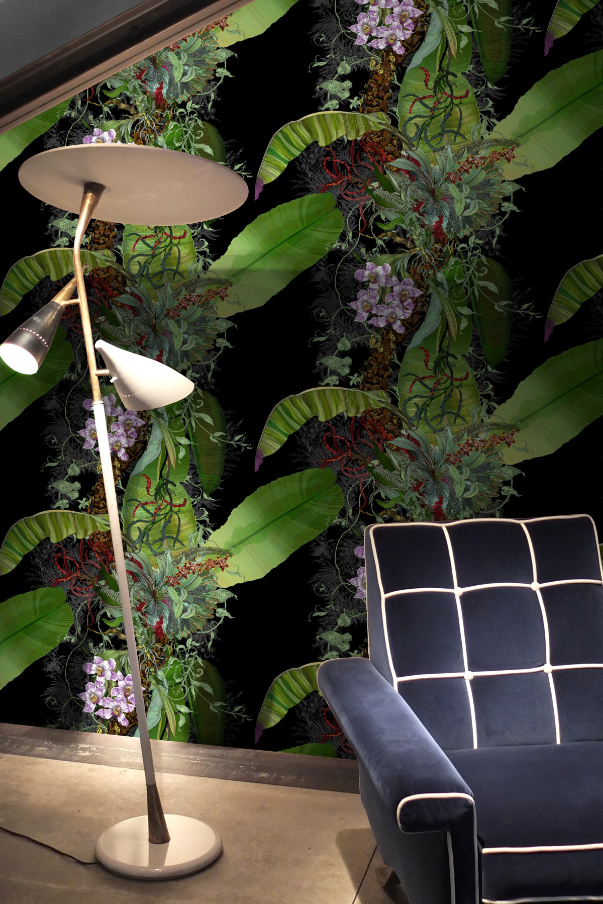 tropical tropical superwide wallpaper by timorous beasties on adorn.house