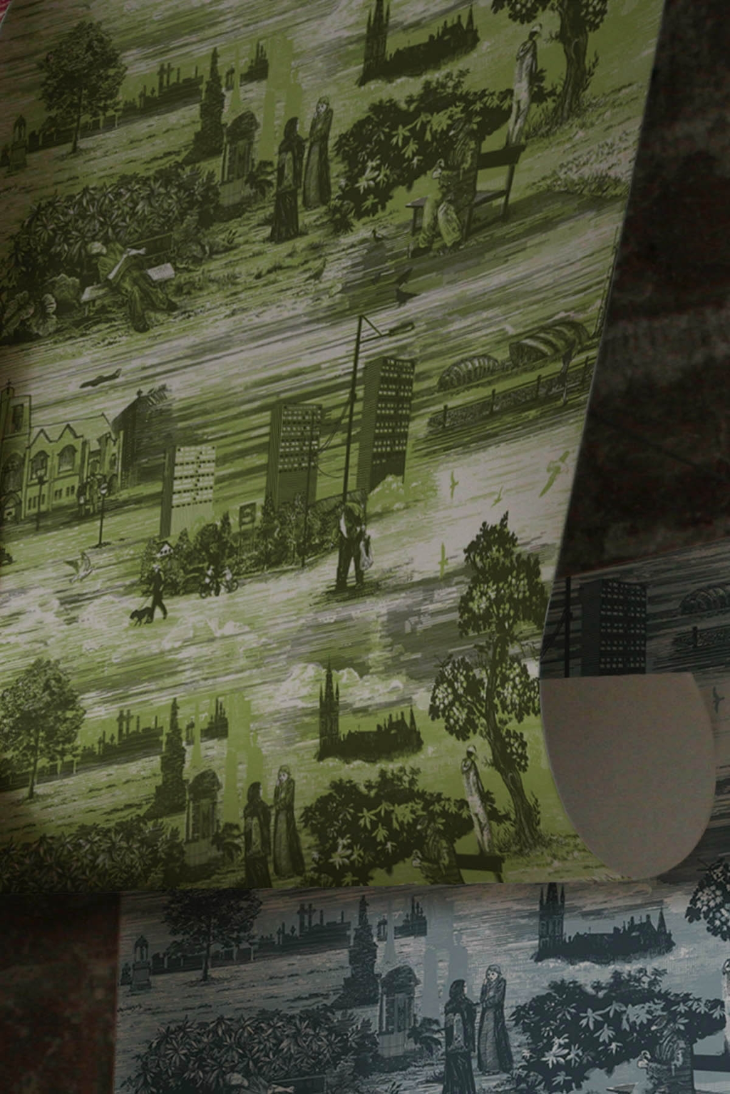 glasgow toile wallpaper by timorous beasties on adorn.house
