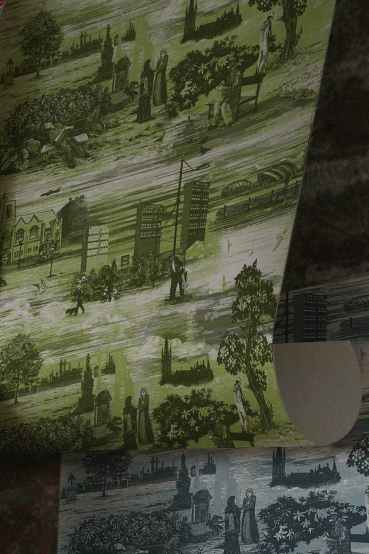 glasgow toile wallpaper by timorous beasties on adorn.house