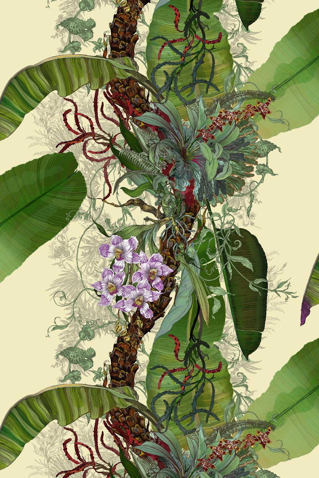 tropical tropical superwide wallpaper by timorous beasties on adorn.house