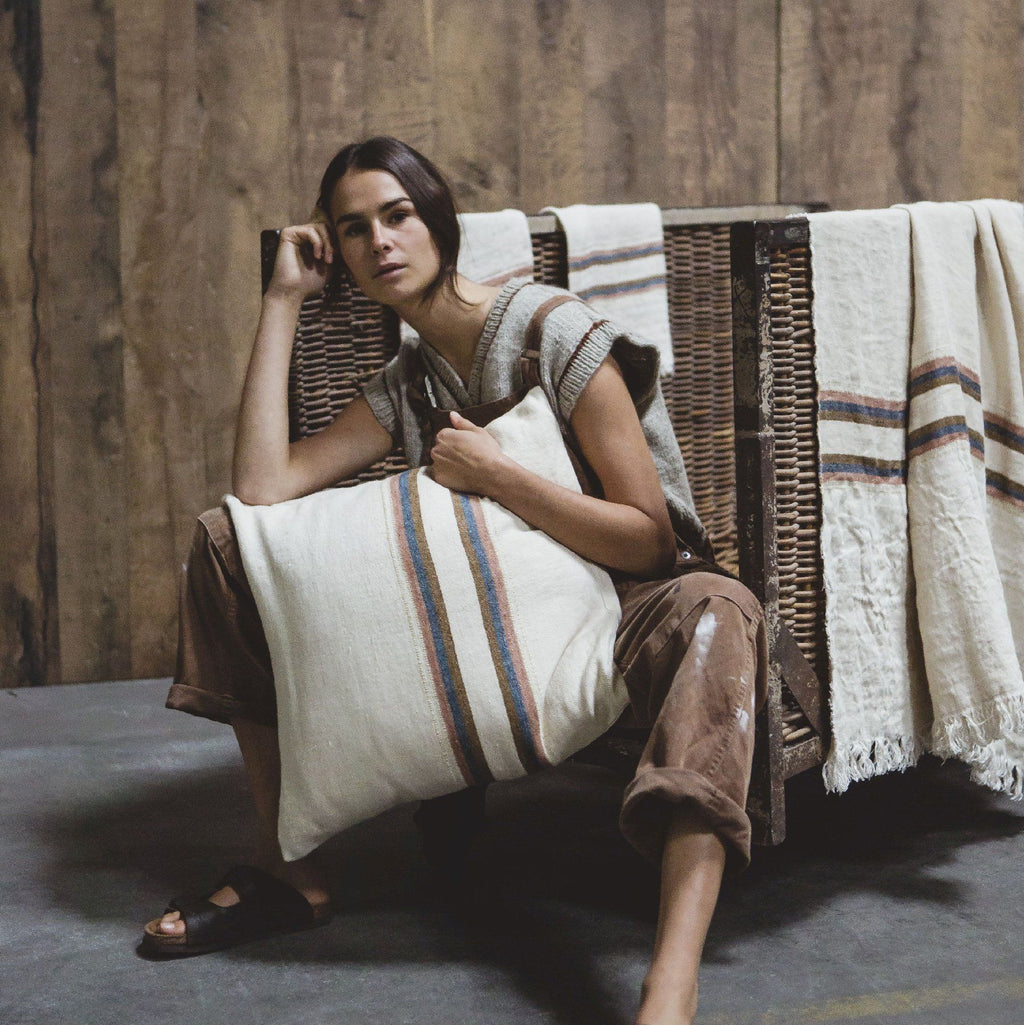 the belgian linen pillow cover by libeco on adorn.house