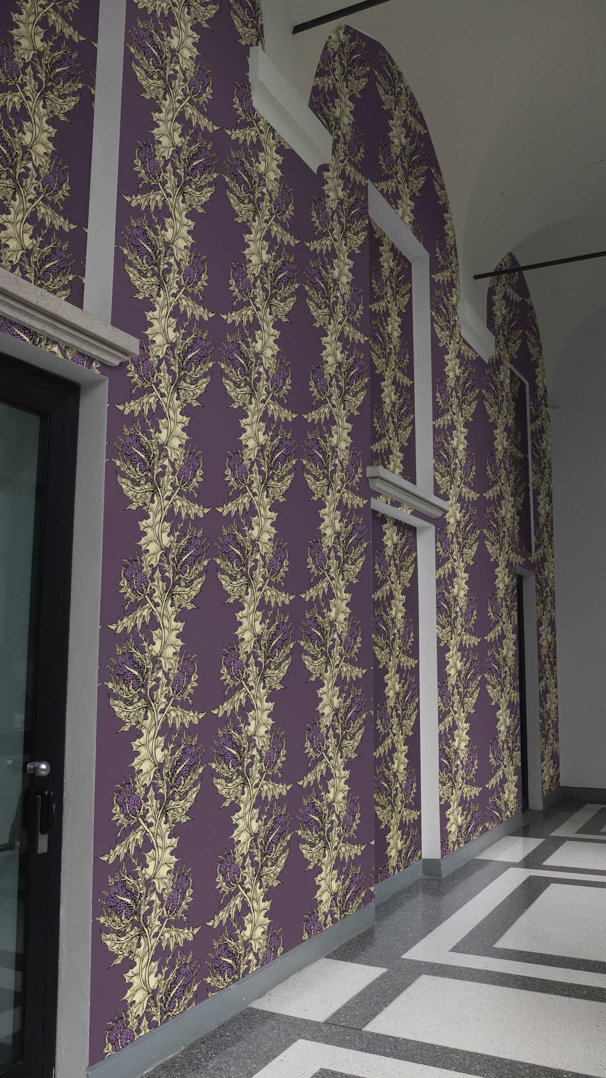 grand thistle wallpaper by timorous beasties on adorn.house