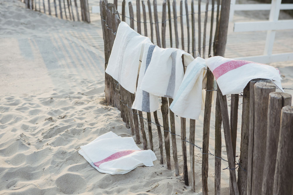 porticcio tea towel, libeco, tea towel, - adorn.house