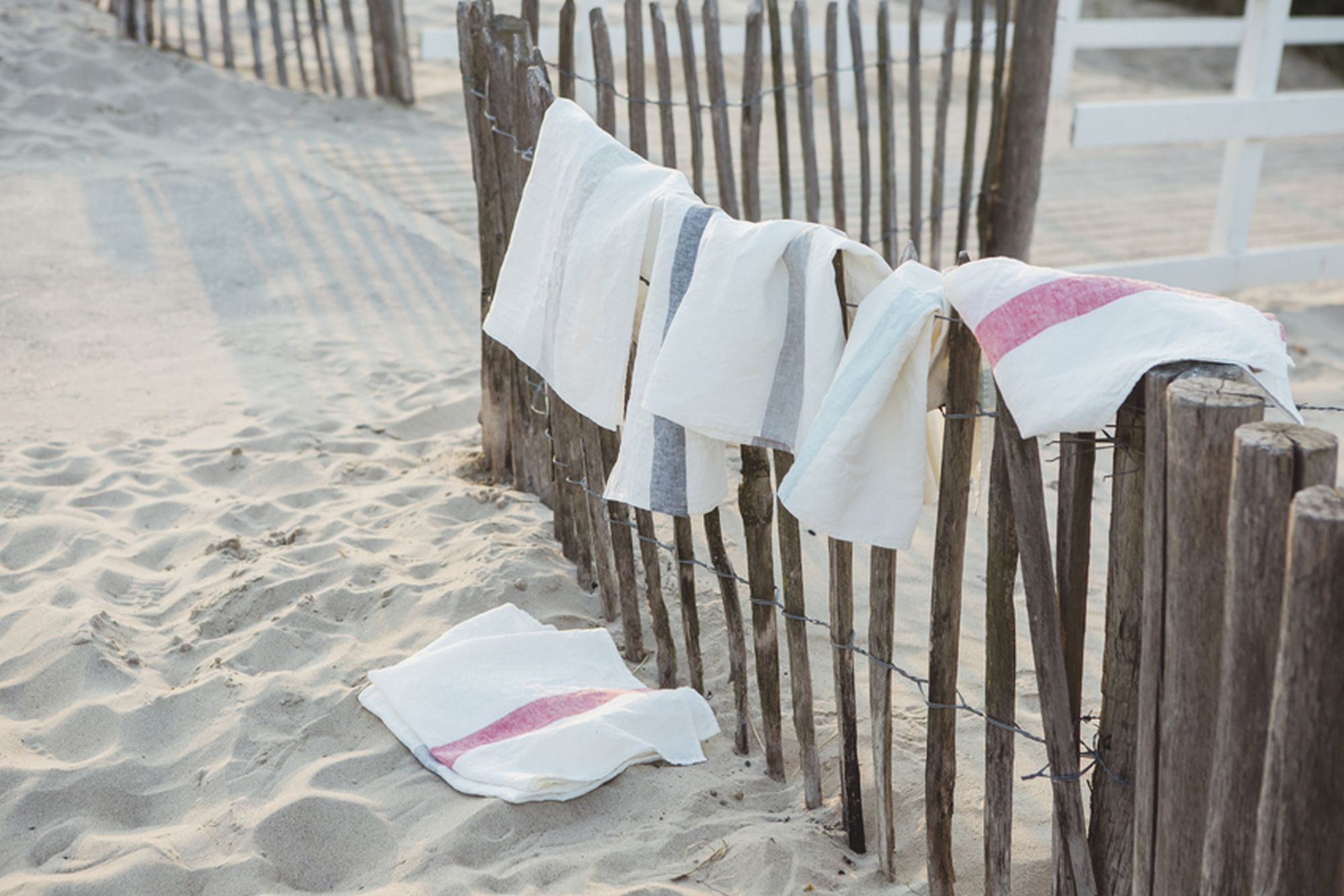 porticcio tea towel, libeco, tea towel, - adorn.house