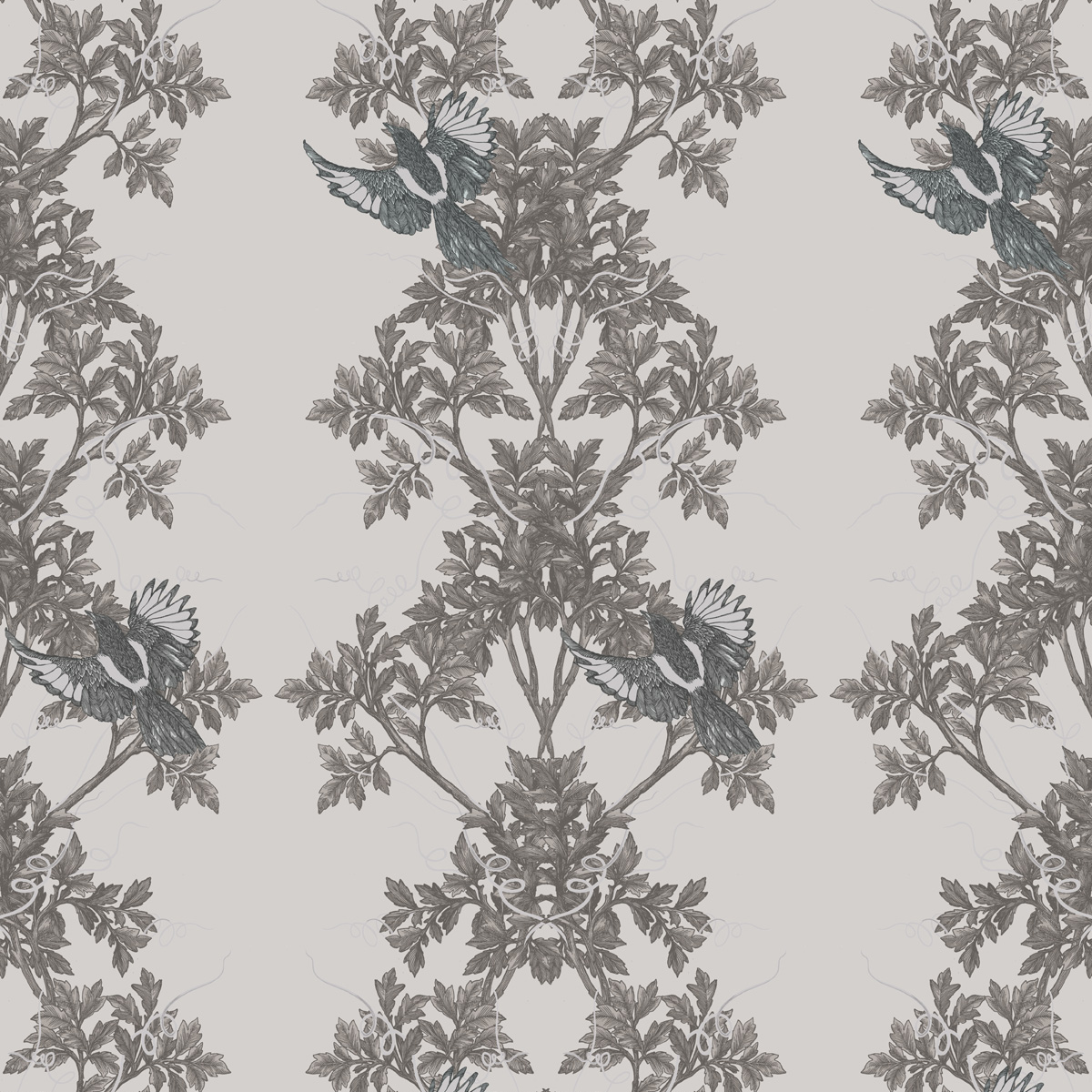 two in a bush wallpaper by timorous beasties on adorn.house