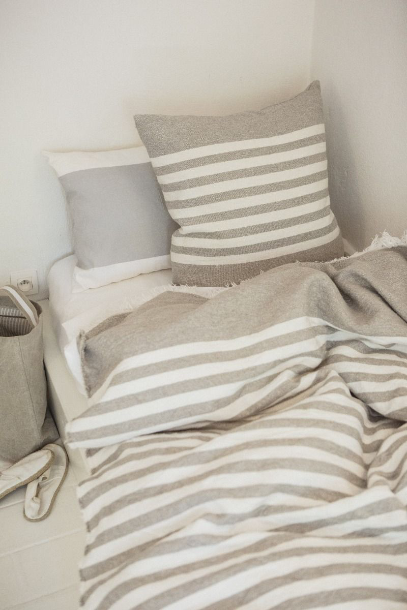 camille throw blanket linen by libeco on adorn.house