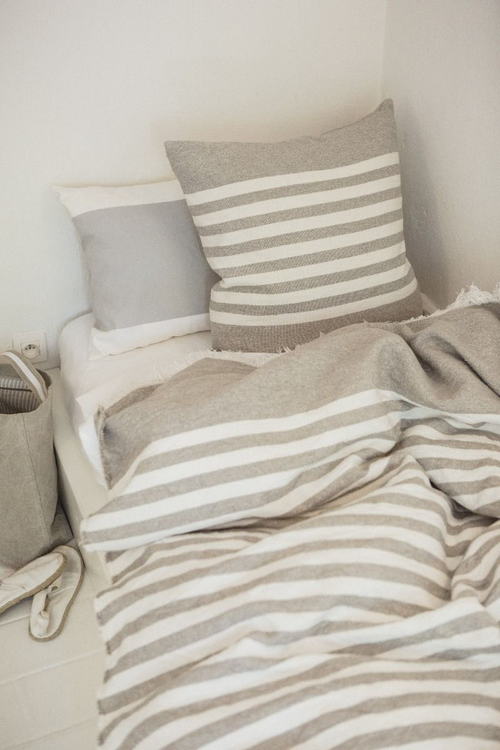 camille throw blanket linen by libeco on adorn.house