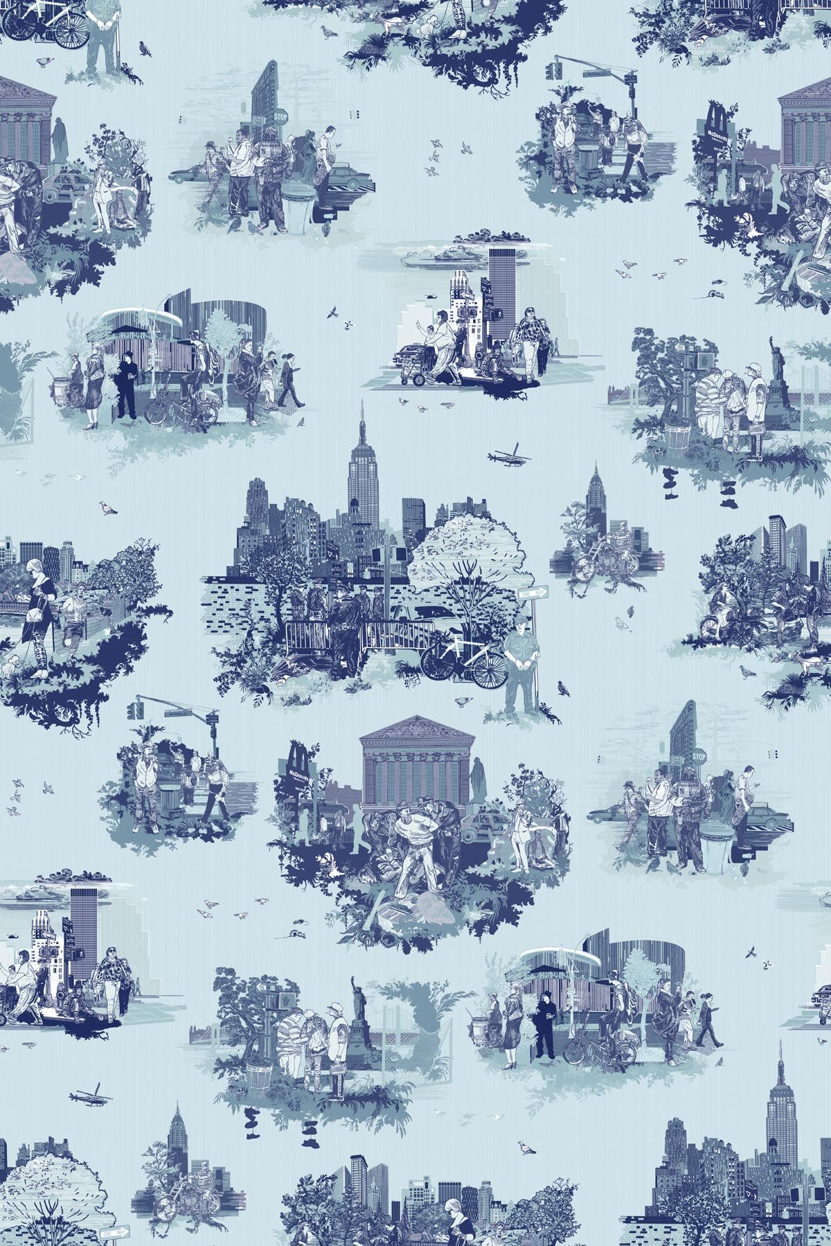 new york toile  wallpaper by timorous beasties on adorn.house