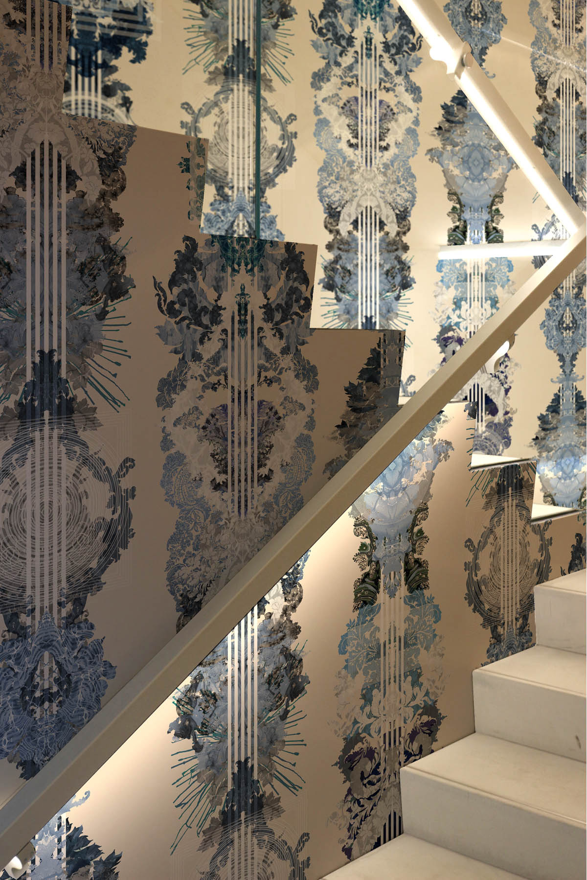 totem damask wallpaper by timorous beasties on adorn.house