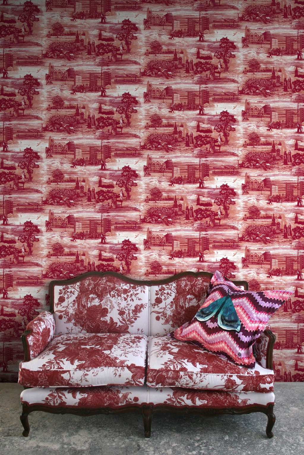 glasgow toile wallpaper by timorous beasties on adorn.house