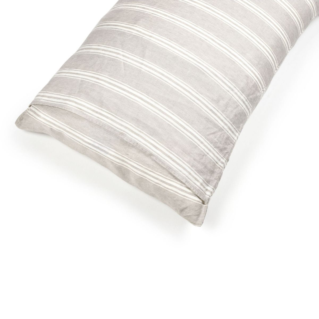 guest house stripe pillow cases & shams by libeco on adorn.house