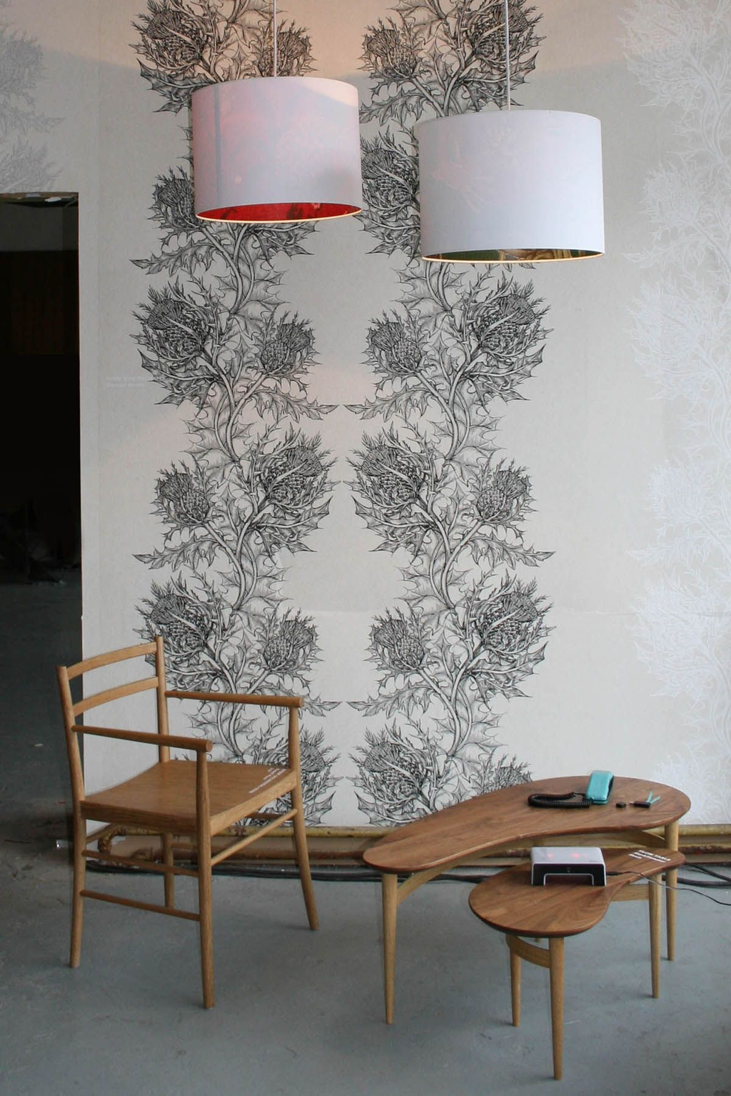 superwide thistle  wallpaper by timorous beasties on adorn.house