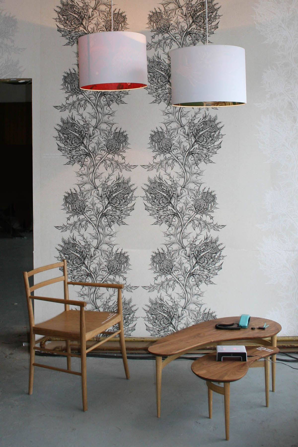 superwide thistle  wallpaper by timorous beasties on adorn.house