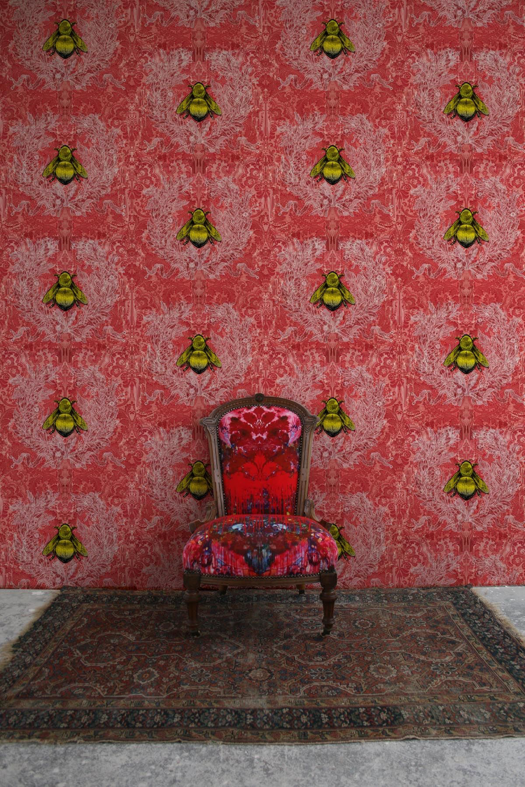 imperial apiary wallpaper by timorous beasties on adorn.house