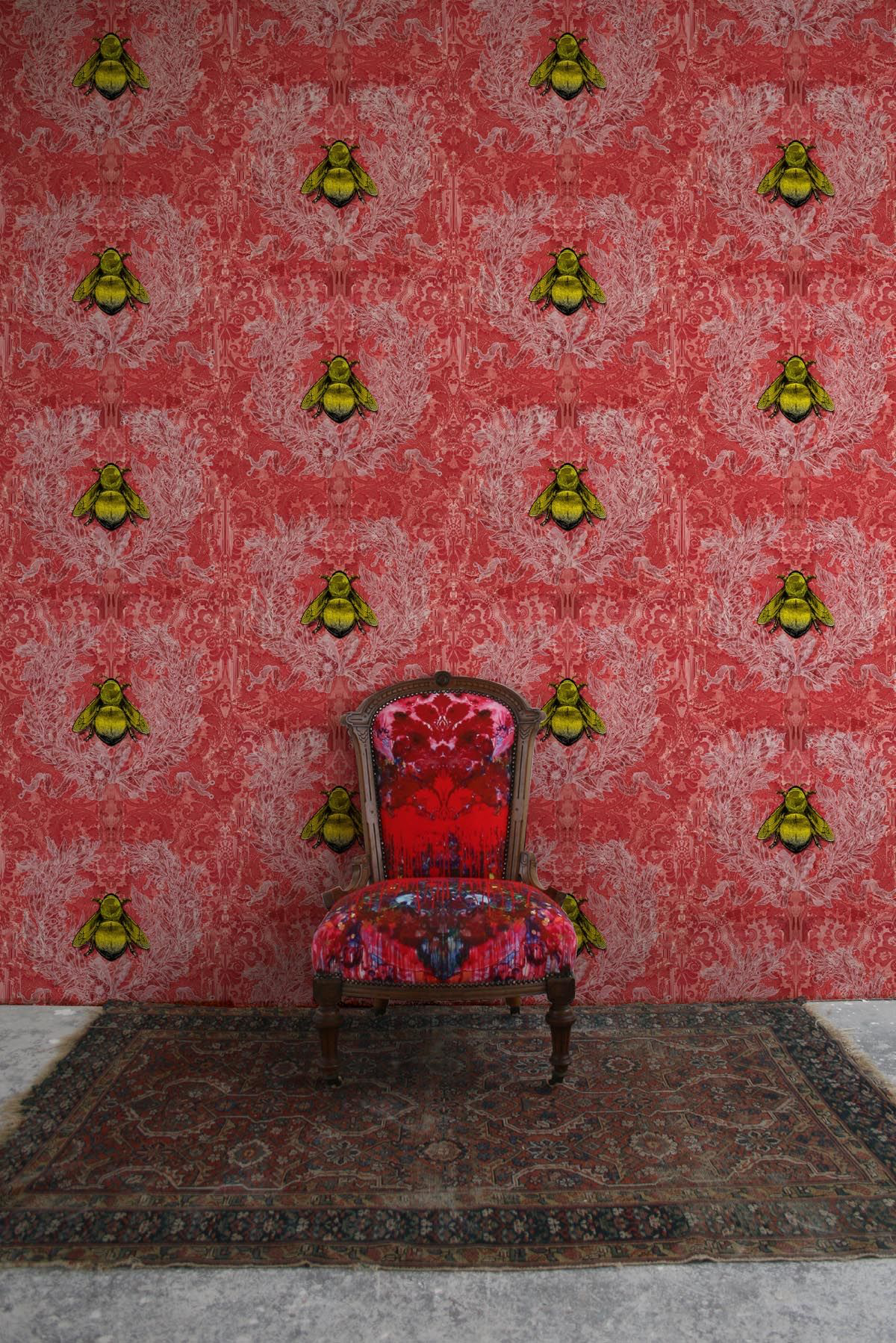 imperial apiary wallpaper by timorous beasties on adorn.house