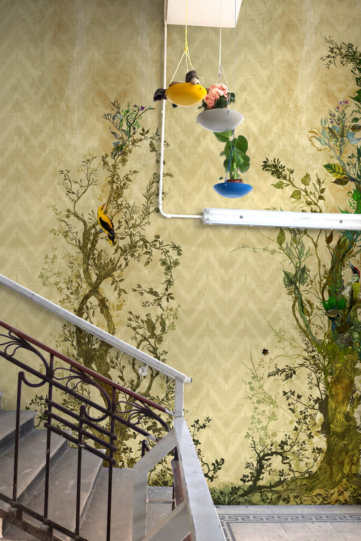 winchester wallpaper panels by timorous beasties on adorn.house