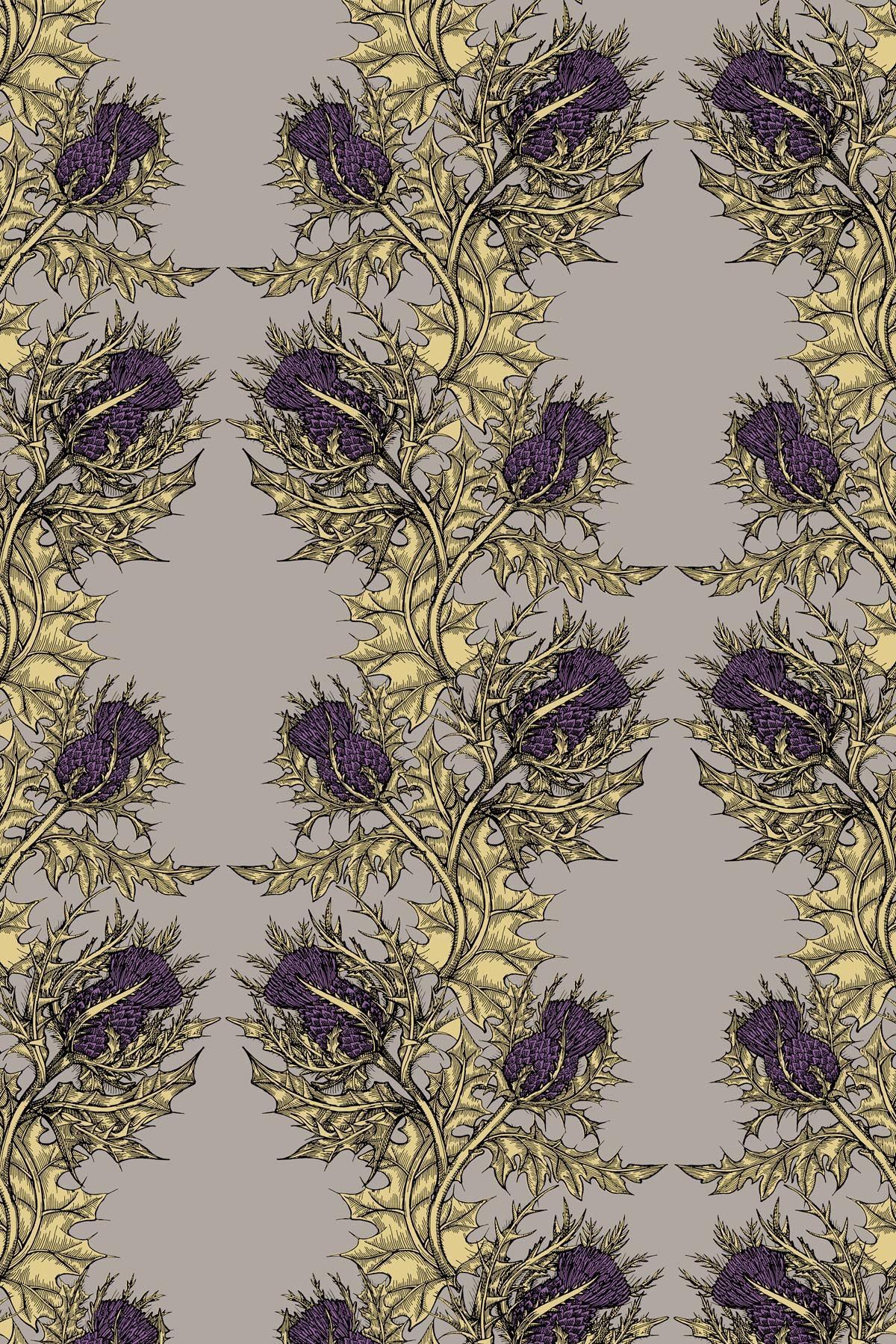 grand thistle wallpaper by timorous beasties on adorn.house