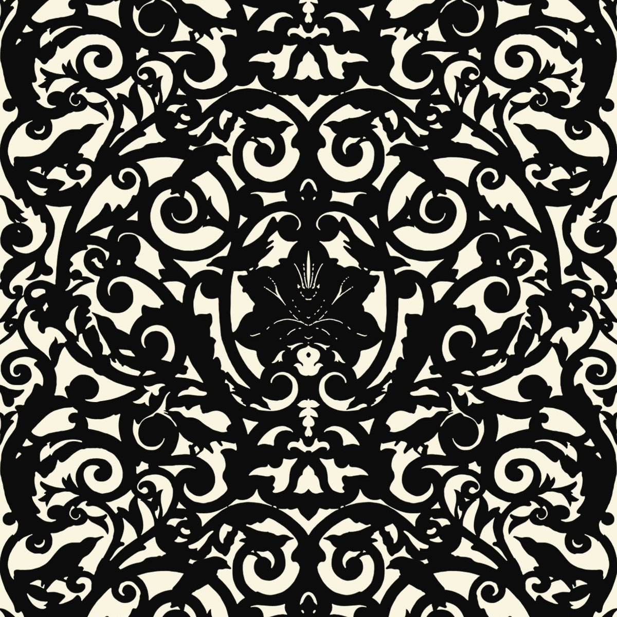 superwide birdcage wallpaper by timorous beasties on adorn.house