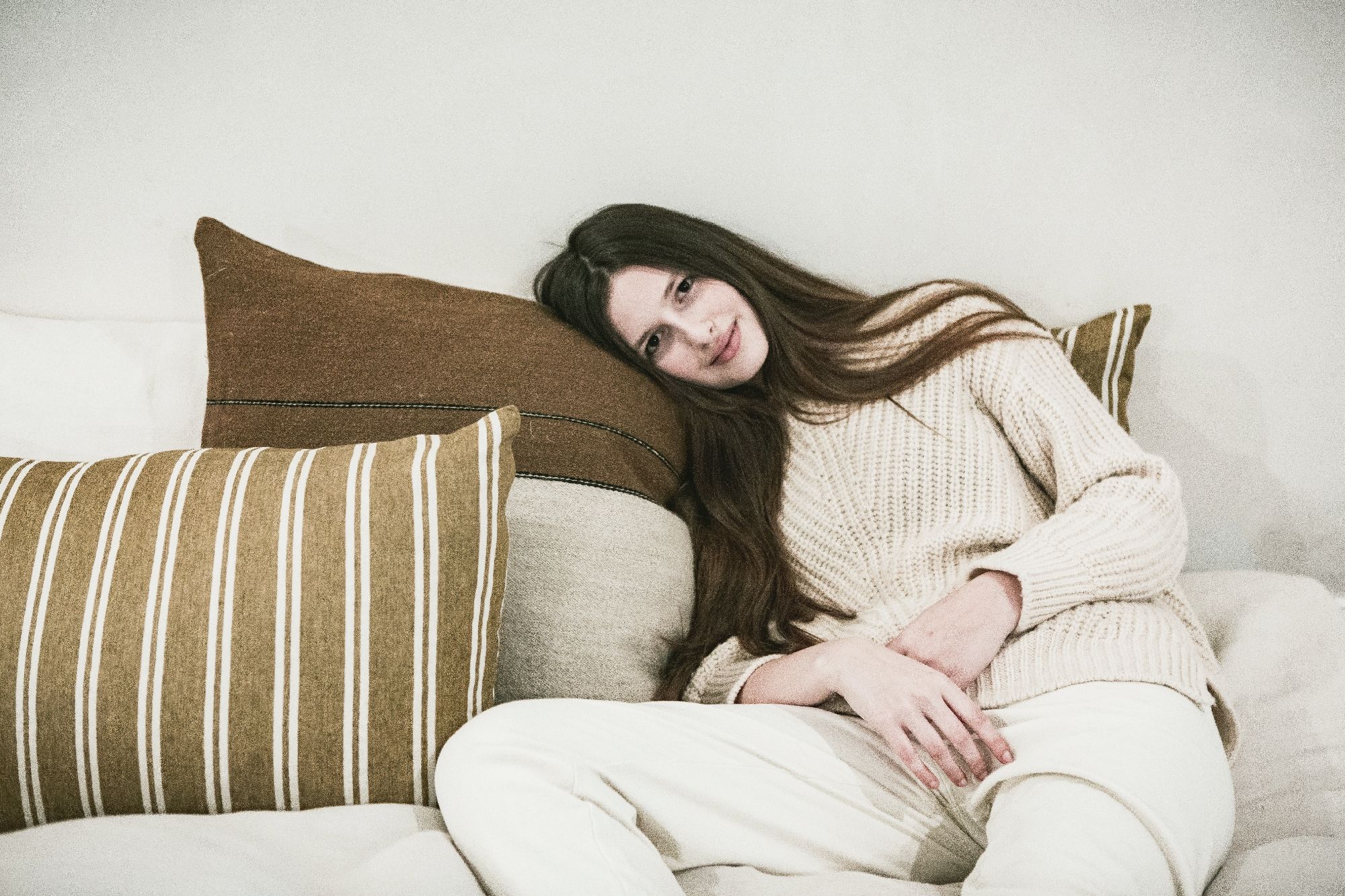 canal stripe pillow case & sham by libeco on adorn.house