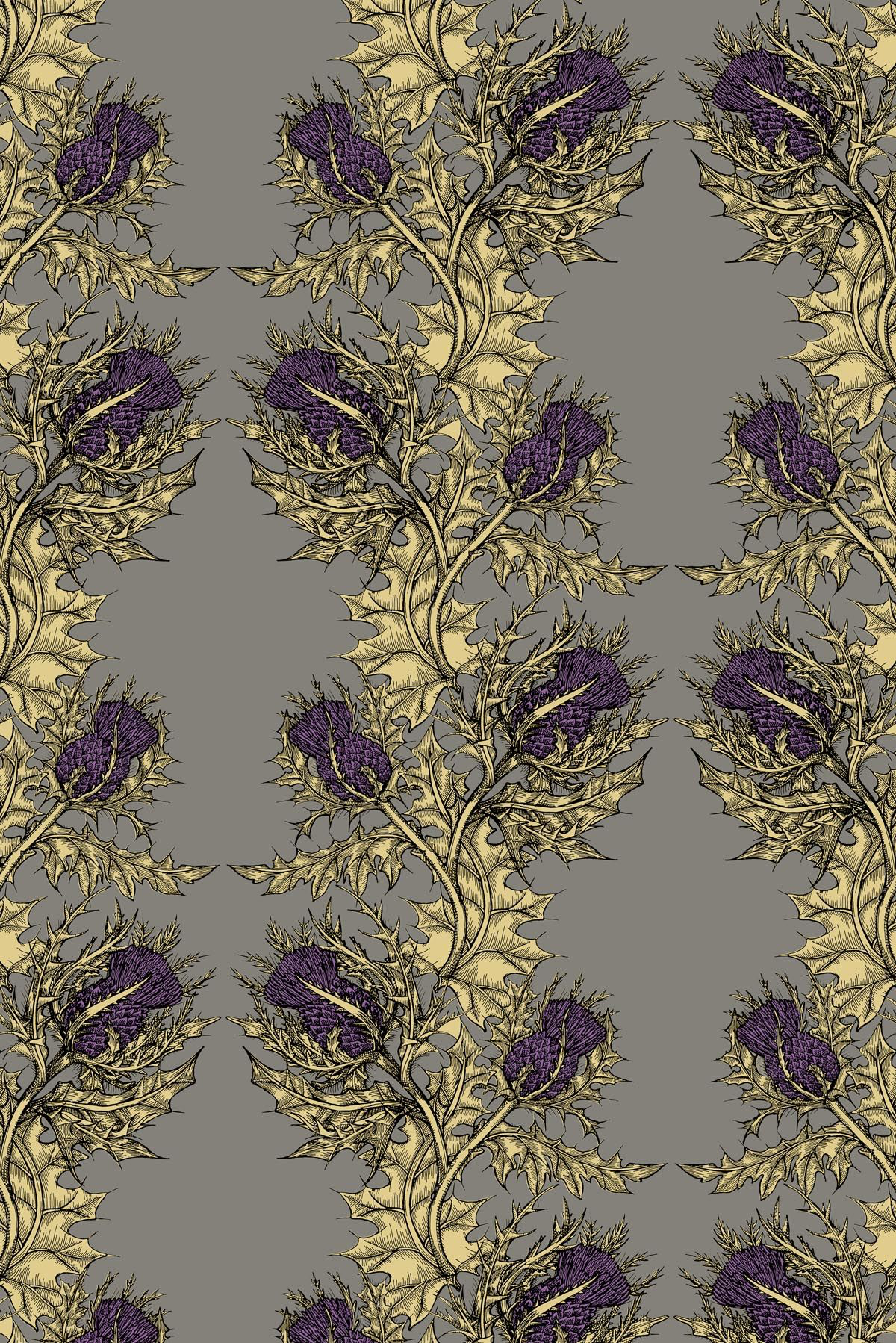 grand thistle wallpaper by timorous beasties on adorn.house