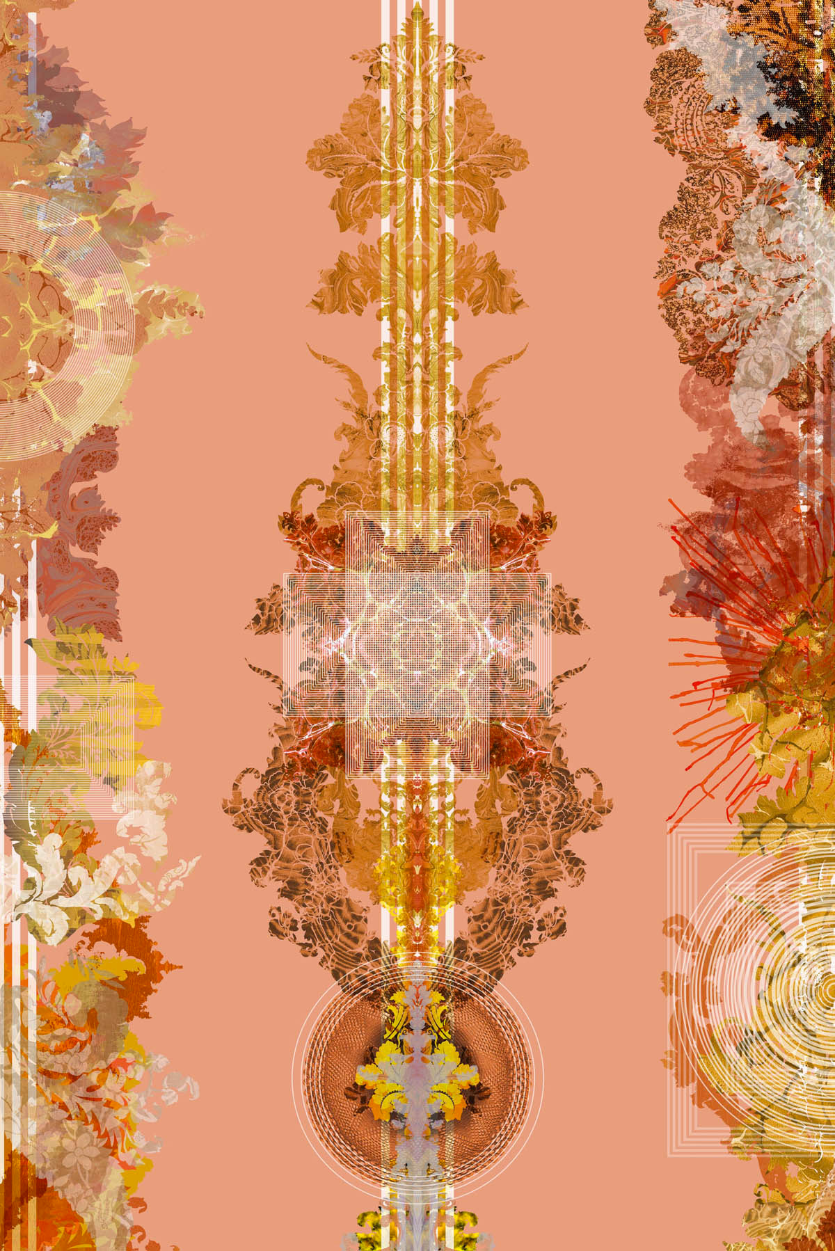 totem damask wallpaper by timorous beasties on adorn.house