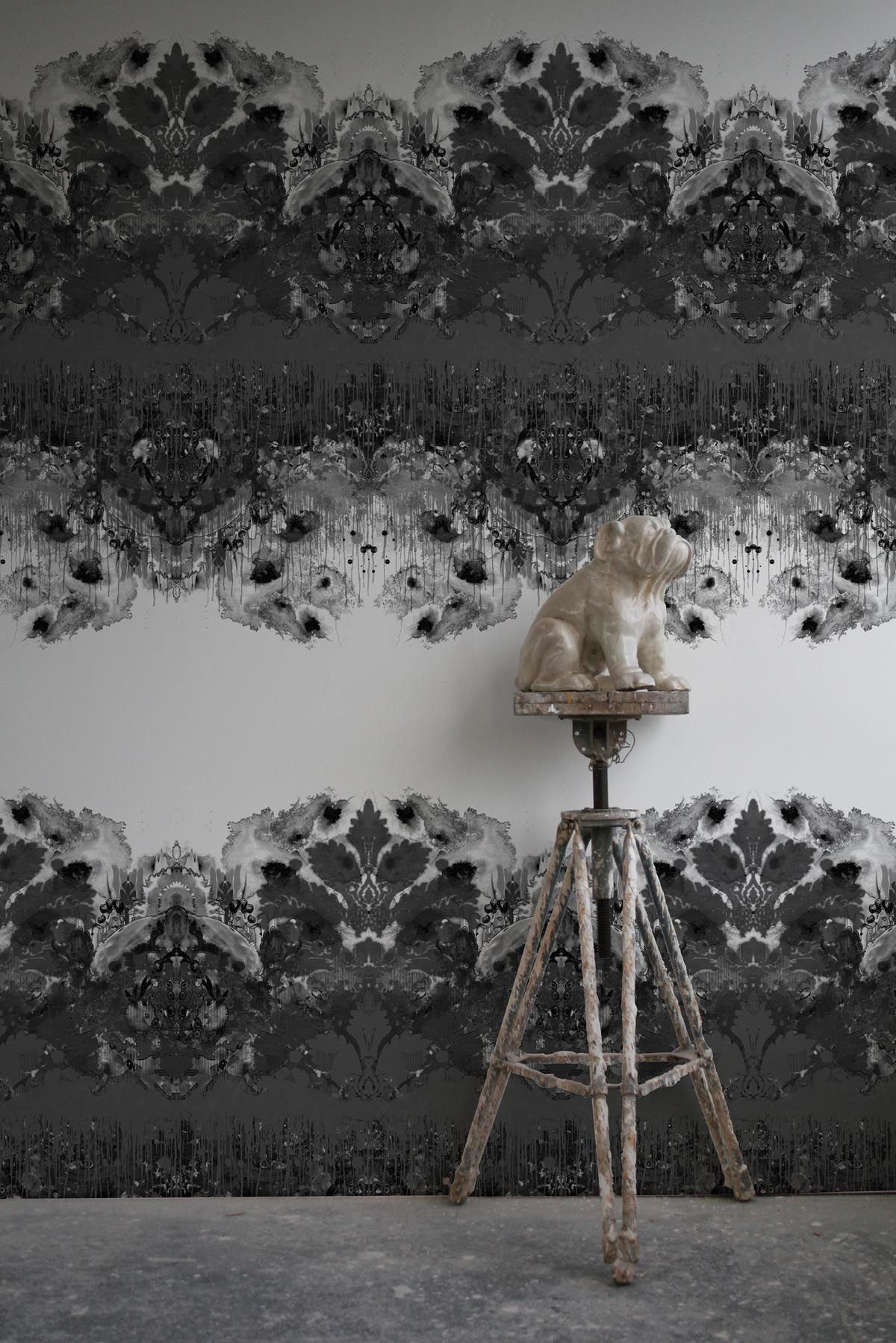 omni drips wallpaper panel by timorous beasties on adorn.house