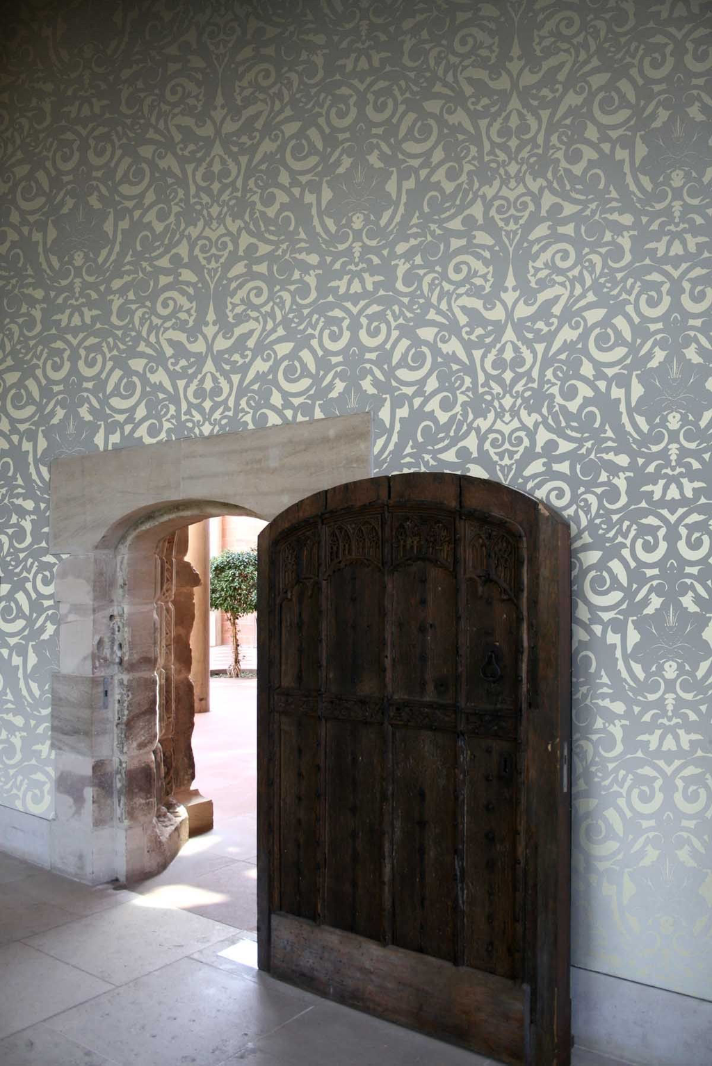 superwide birdcage wallpaper by timorous beasties on adorn.house