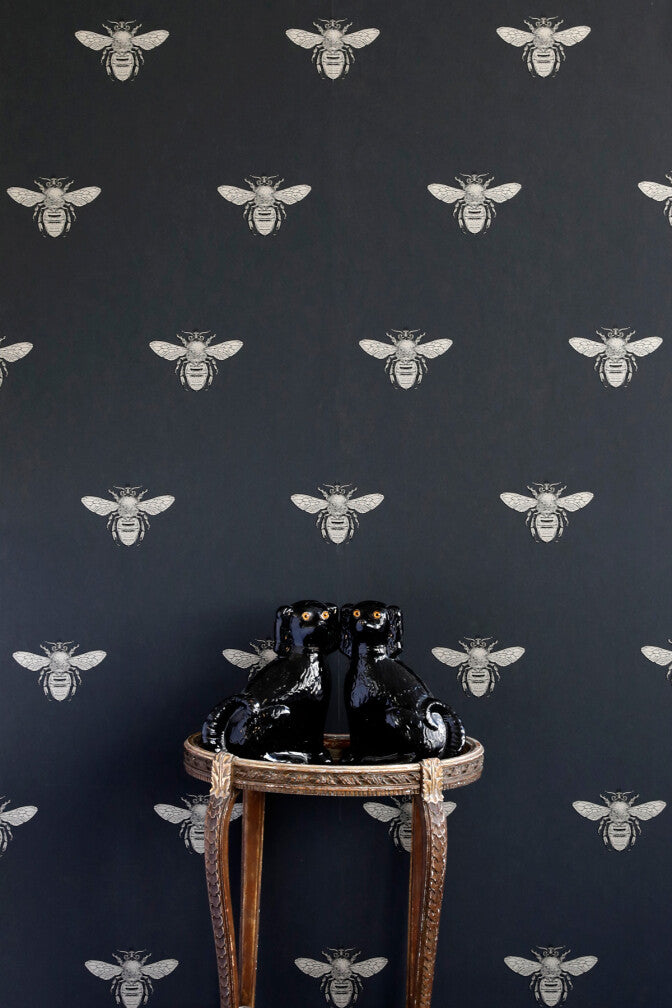 honey bee wallpaper by timorous beasties on adorn.house