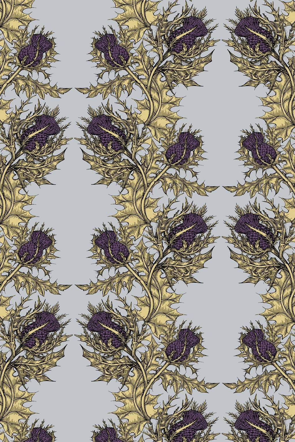 grand thistle wallpaper by timorous beasties on adorn.house