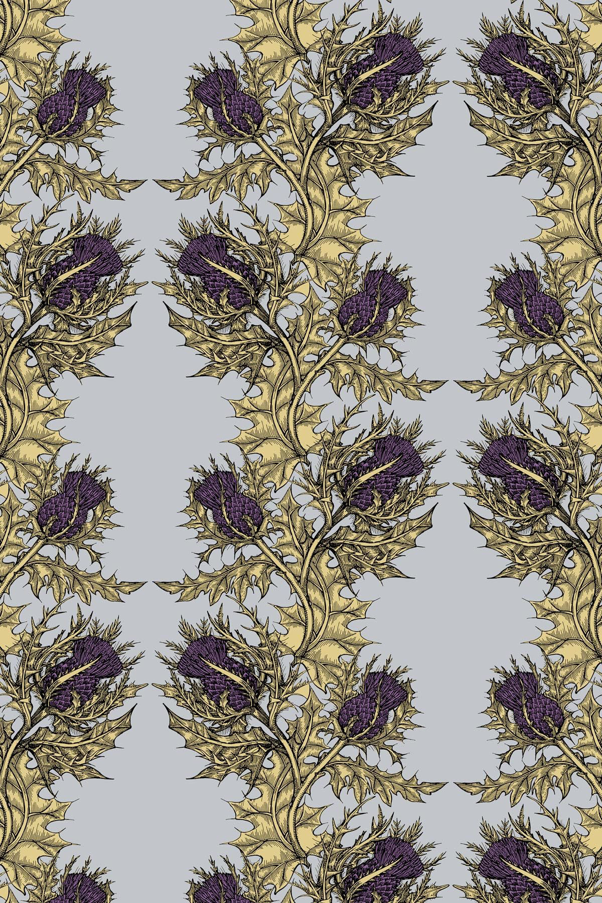 grand thistle wallpaper by timorous beasties on adorn.house